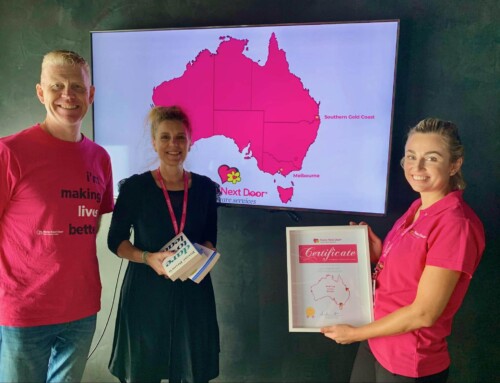 Gold Coasters Lauren Macdonald and Glen Parsons awarded Nurse Next Door’s first Australian partnership